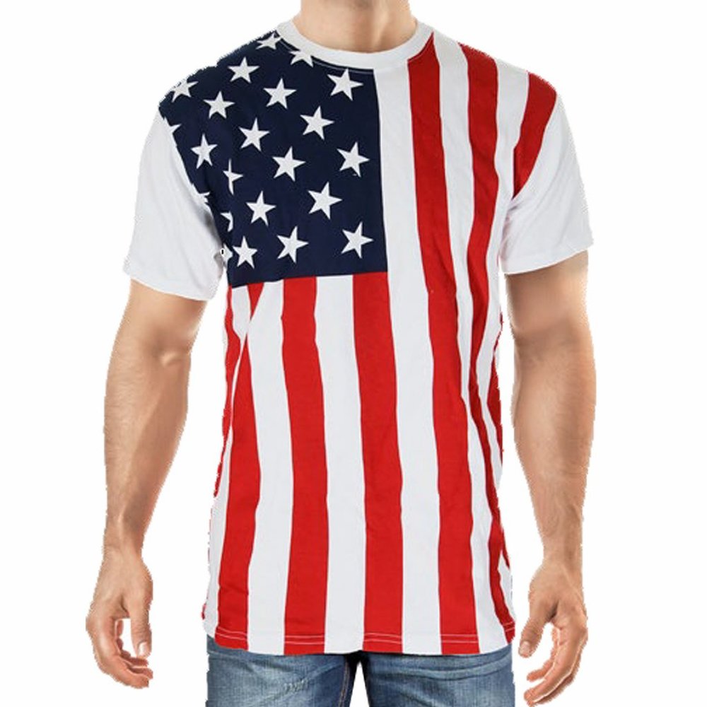 USA American Flag Men's T-Shirt
